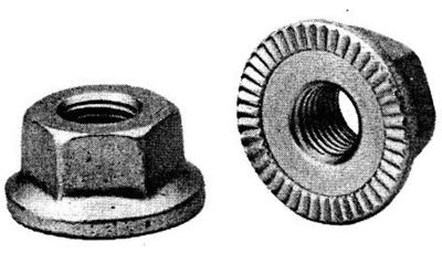 Fix-Nippel Asmoer axle nut m10x1 w.flange 10pcs.