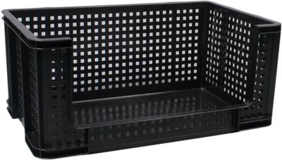 Really Useful Box opbergmand 64 liter, zwart Really Useful Box opbergmand 64 liter, zwart