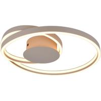 LED Plafondlamp - Cinque Ciola - 1 Lichtpunt van 46 Watt - Dimbaar - Aanpasbare Lichtkleur - Taupe - Metaal - thumbnail