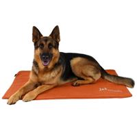Jack and Vanilla Benchkussen - Waterproof - Oranje - 68x104 cm - thumbnail