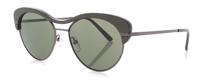Daniel Hechter zonnebril DHS252 dames ovaal RVS cat. 3 legergroen - thumbnail