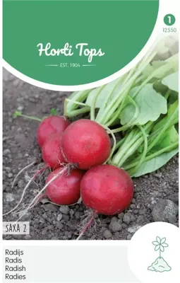 Zaden Radijs Saxa - 2 Hortitops - Hortitops
