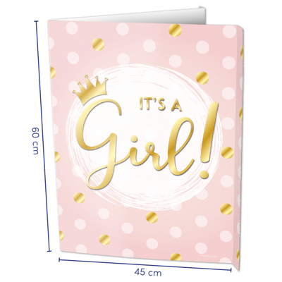 Raambord It&apos;s A Girl! (60x45cm)