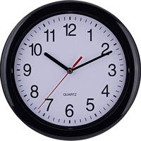 EUROTIME 22221 Wandklok Kwarts 25 cm Zwart - thumbnail