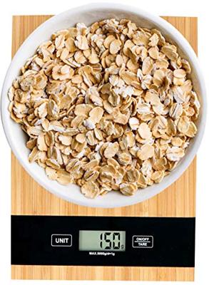 Alpina Digitale Bamboe Keukenweegschaal 5 KG