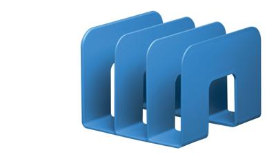 Catalogusrek durable eco blauw | 2 stuks