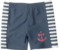 Playshoes zwemshort Anker Marine Wit-110-116 - thumbnail