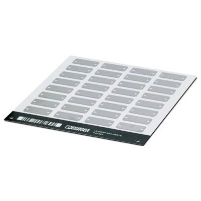 Phoenix Contact 1102324 LS-EMSP-V4A (26X15) Apparaatmarkering Montagemethode: Schroeven, Nieten Markeringsvlak: 15 x 26 mm Zilver Aantal markeringen: 32 5 Phoenix Contact 1102324 LS-EMSP-V4A (26X15) Apparaatmarkering Montagemethode: Schroeven, Nieten Markeringsvlak: 15 x 26 mm Zilver Aantal markeringen: 32 5