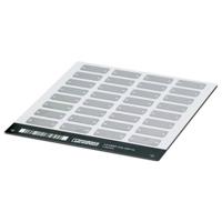 Phoenix Contact 1102324 LS-EMSP-V4A (26X15) Apparaatmarkering Montagemethode: Schroeven, Nieten Markeringsvlak: 15 x 26 mm Zilver Aantal markeringen: 32 5 - thumbnail