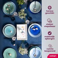 Cookinglife Bekers Delice Blauw 350 ml - 6 stuks - thumbnail