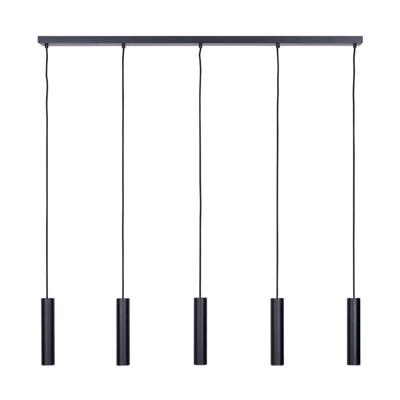 Ztahl Hanglamp Salerno 5 lichts L 120 cm zwart