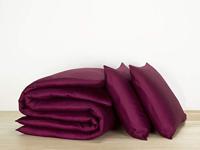 De Witte Lietaer De Witte Lietear dekbedovertrek Olivia Beet Red 200x200/220 - thumbnail