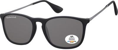 Zonnebril montana met smoke polar glas mtl zwart Zonnebril montana met smoke polar glas mtl zwart