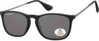 Zonnebril montana met smoke polar glas mtl zwart - thumbnail