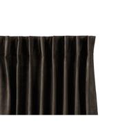 Lifa-Living - gordijn - fluweel - verduisterend - wasbaar - donker bruin - 150 x 250 cm - thumbnail