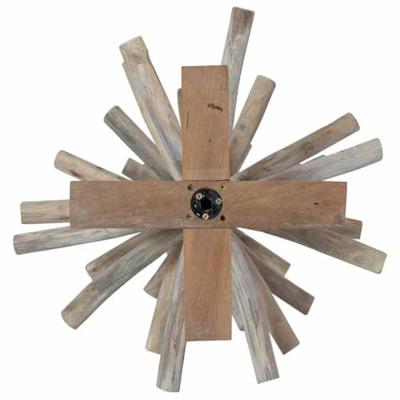 Kerstboom met standaard Bruin 90 cm Massief teakhout