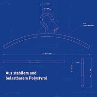 Maul Kledinghanger 9451502 (b x h) 46 cm x 19 cm Agaatgrijs Wit 5 stuk(s) - thumbnail
