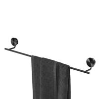 Handdoekrek Geesa Opal 60 cm Zwart Metaal Geborsteld Geesa - thumbnail