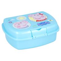 Peppa Pig lunchbox Blauw - thumbnail