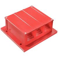 Weidmüller 2496050000 Hoogspanningsklem 240 mm Schroeven Rood 1 stuk(s) - thumbnail