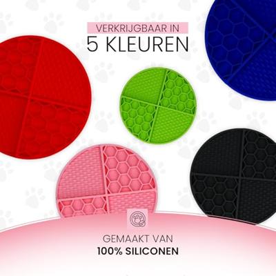 Eat Slow Live Longer Lick Mat Dimensions Circle  Pink