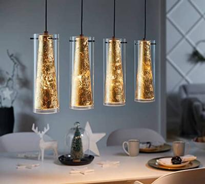 Eglo Eetkamer hanglampPinto Gold 4-lichts zwart met goud - 97653