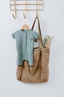 Baby's Only boxpakje korte mouw Melange Stone Green Maat - thumbnail