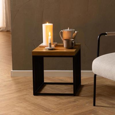 Bendt Bijzettafel 'Esme' Eiken, 40 x 40cm Bendt Bijzettafel 'Esme' Eiken, 40 x 40cm