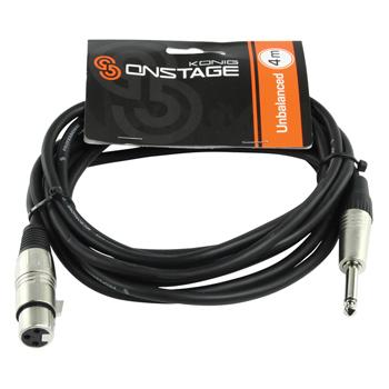 Ongebalanceerde microfoonkabel XLR/ Jack