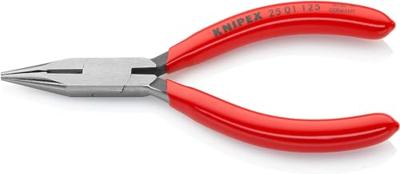 Knipex Platspitse tang met zijsnijder zwart geatramenteerd 125 mm - 2501125 - thumbnail