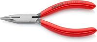 Vlakrondbektang lengte 125 mm vlak/rond recht gepolijst kunststof mantel KNIPEX - thumbnail