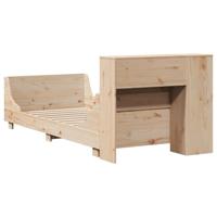 Bedframe zonder matras massief grenenhout 90x200 cm - thumbnail