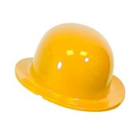Bolhoed geel plastic kindermaat - thumbnail