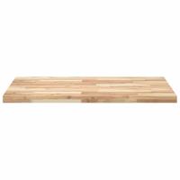 Tafelblad rechthoekig 120x70x4 cm massief acaciahout - thumbnail