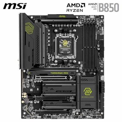 Moederbord - MSI - MAG B850 TOMAHAWK MAX WIFI - AM5 - DDR5 - ATX - thumbnail