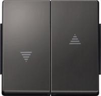 Merten 343414 Wisselschakelaar Afdekking AquaDesign Antraciet 1 stuk(s) - thumbnail