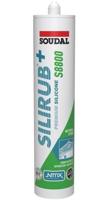 Soudal silirub+ s8800 | natuursteen | siliconenkit | transparant | 300 ml - 120993 - thumbnail