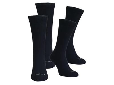 Scholl 2 paar huissokken (Heren, Zwart, 39-42) Scholl 2 paar huissokken (Heren, Zwart, 39-42)