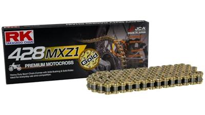 RK Chain 428 mxz1 128 c gold/gold open