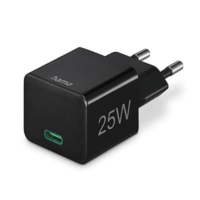 Hama Snellader USB-C PD/Qualcomm® Mini-oplader 25 W Zwart - thumbnail