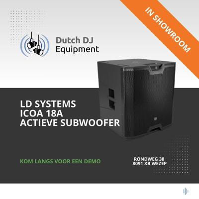 LD Systems ICOA SUB 18 A actieve 18 inch subwoofer 600 W