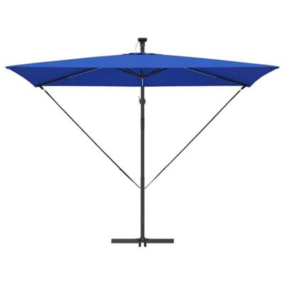 Cantilever Banana Parasol met slot Blauw 294 x 200 x 254 cm Cantilever Banana Parasol met slot Blauw 294 x 200 x 254 cm