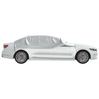 VidaXL Autohoes half met haken xl zilverkleurig - thumbnail