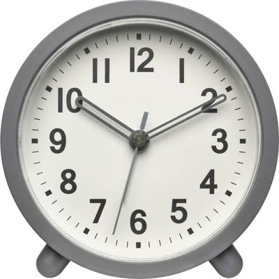 TFA Dostmann 60.1043.10 Wekker Kwarts Grijs Alarmtijden 1 Slepend uurwerk (geluidsloos)