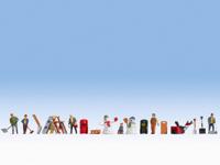 NOCH 0016220 H0 Winterdag figuren Geverfd, Staand - thumbnail