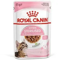 Royal Canin voor kittens Sterilised natvoer in jus 85g - thumbnail