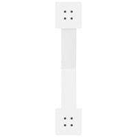 Salontafelpoten 2 st X-vormig 70x(42-43) cm staal wit - thumbnail