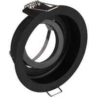 Spot Armatuur GU10 - Trion Kenan - GU10 Inbouwspot - Rond - 1-lichts - Zwart - Aluminium - Verdiept - Kantelbaar - Ø90 - thumbnail