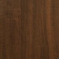 Boekenkast 127,5x28,5x172,5 cm bewerkt hout bruineikenkleurig - thumbnail