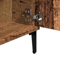 Tv-meubel 102x35x50 cm bewerkt hout oud houtkleurig - thumbnail